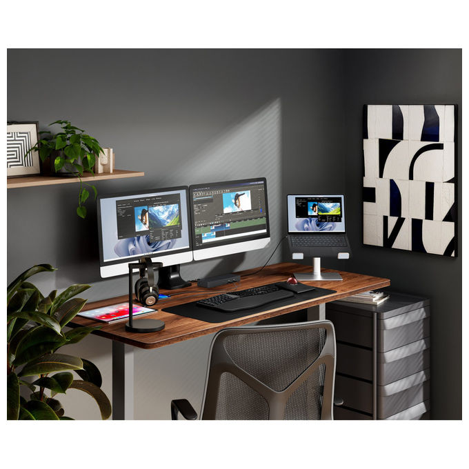 Kensington, Docking Station SD4843P EQ, USB-C 10 Gbps, Triplo Video, Senza Driver