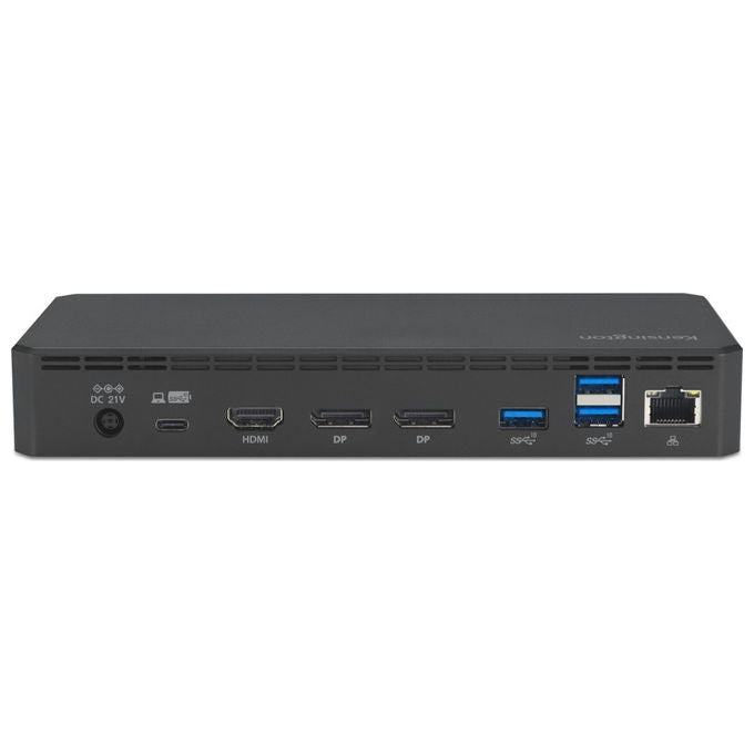 Kensington, Docking Station SD4843P EQ, USB-C 10 Gbps, Triplo Video, Senza Driver