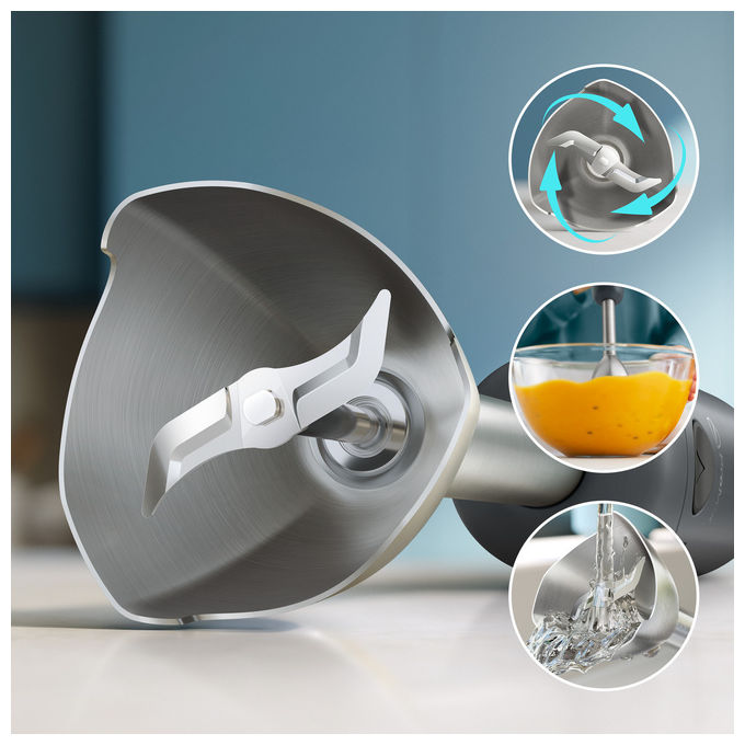 Philips HR2522-00 Serie 1000 Frullatore a immersione 500W ProMix SpeedTouch 2 velocita' funzione Pulse colore Nero