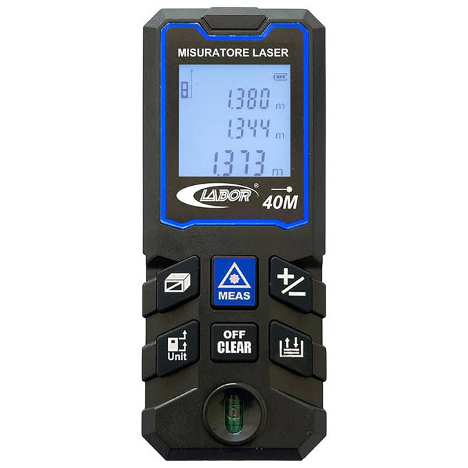 Labor, Misuratore Laser, Portata Fino a 40m, Precisione ± 1,5 Mm-m
