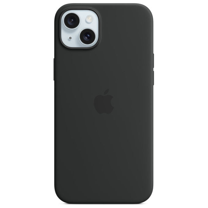 Apple, Custodia in Silicone MagSafe per iPhone 15 Plus, Nero