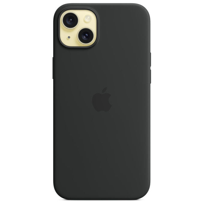 Apple, Custodia in Silicone MagSafe per iPhone 15 Plus, Nero