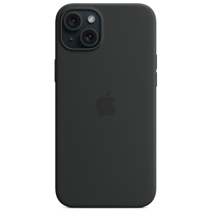 Apple, Custodia in Silicone MagSafe per iPhone 15 Plus, Nero