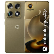Motorola Signature, Smartphone 5G, 16 GB RAM, 512 GB, Oro Pantone Martini Olive