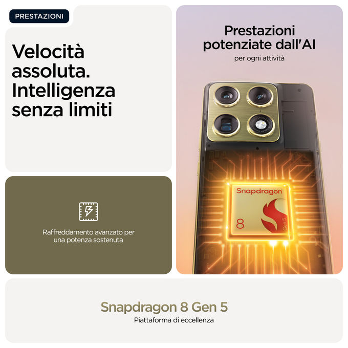 Motorola Signature, Smartphone 5G, 16 GB RAM, 512 GB, Oro Pantone Martini Olive