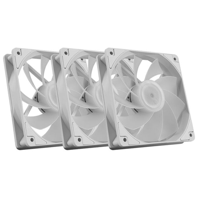 Msi, Ventola per PC Mag F120 Argb, 12 cm, Bianca, 3 Pezzi