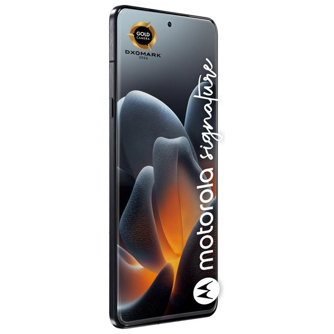 Motorola Signature, Smartphone 5G, 16-512GB, Android 16, Blu Scuro Pantone Carbon