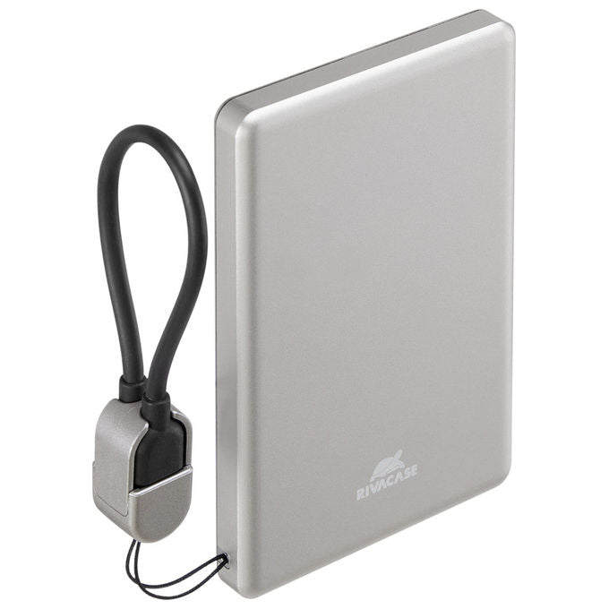 Rivacase, Power Bank Magsafe, 5000mAh, 15W Wireless, Ricarica Rapida PD20W