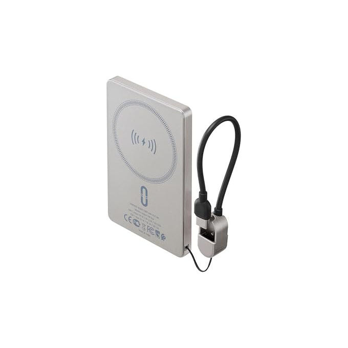 Rivacase, Power Bank Magsafe, 5000mAh, 15W Wireless, Ricarica Rapida PD20W