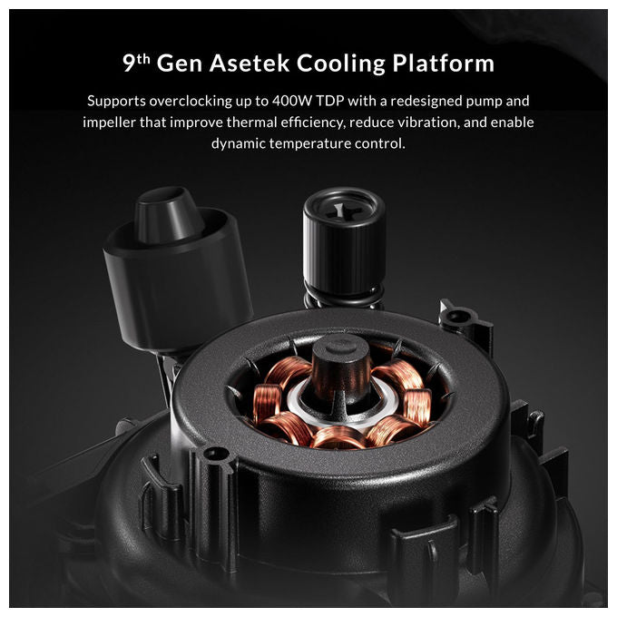 Antec, Vortex View 360, Raffreddamento a liquido AIO, Schermo IPS 5'', 3 Ventole PWM 120mm, RGB, Intel-AMD