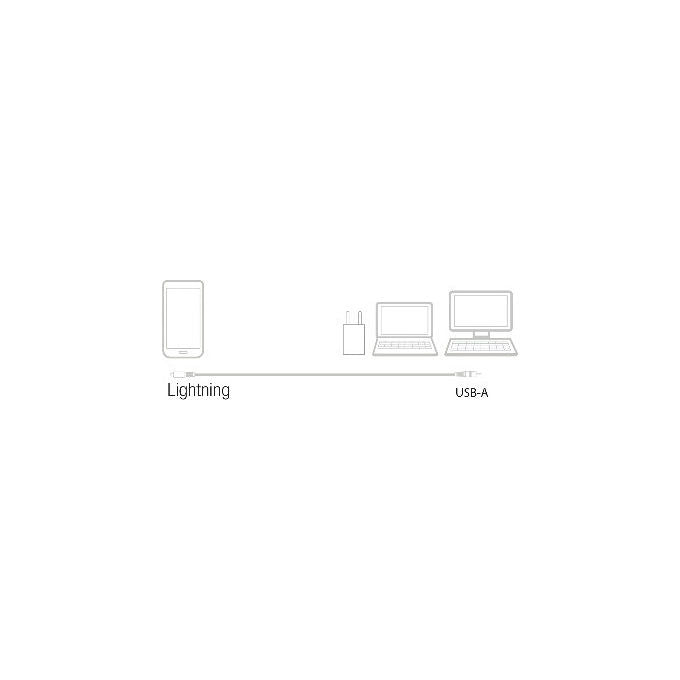Ewent, Cavo Lightning, 1 m, Bianco