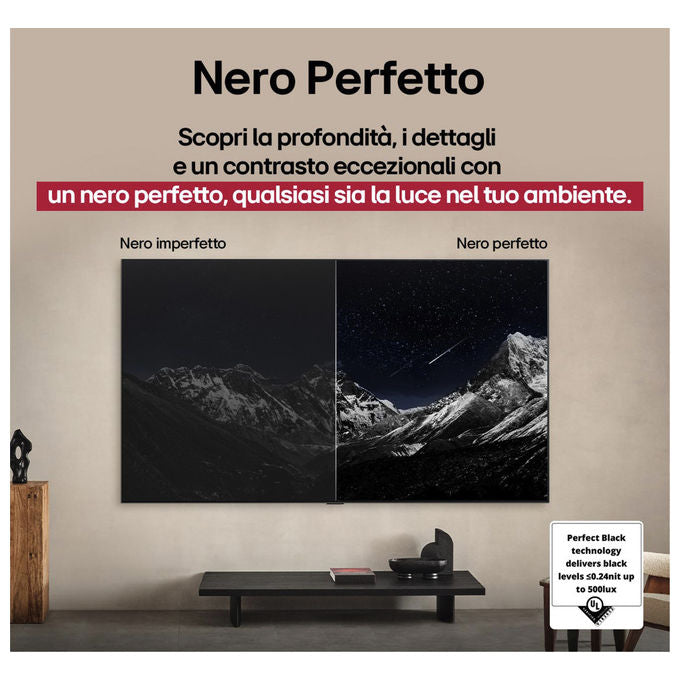 Lg, Tv Oled Evo Ai, 48 Pollici, 4K Ultra Hd, Smart Tv, Wi-Fi, Nero