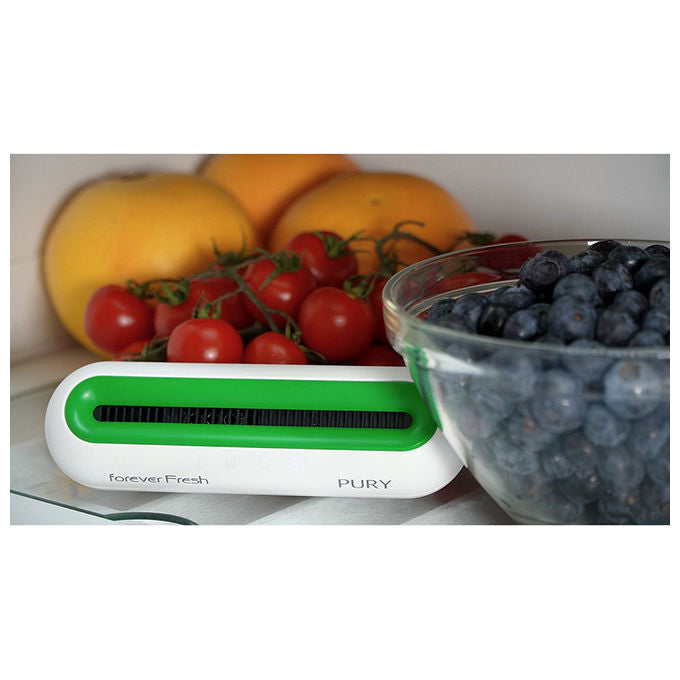 Macom 885 Enjoy and Relax Purificatore Frigorifero Ozono 50 mg-h 3 Livelli Ricaricabile autonomia 45 giorni colore Verde Bianco