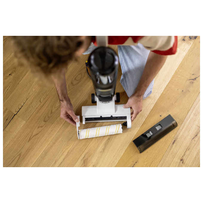 Kärcher, Mop a Rullo, 2.863-384.0, in Microfibra, per Aspirapolvere Elettrica