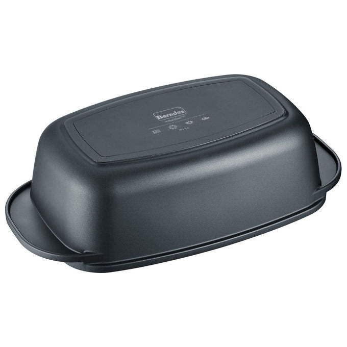 Berndes, Teglia da Forno Rettangolare, 5.2 L, Alluminio e Ghisa, Tegame per Gratin, 22 cm