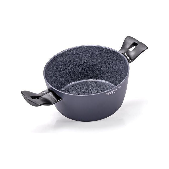 Moneta, Casseruola Minerva Finegres 20 cm, Alluminio antiaderente, Adatta induzione, Made in Italy