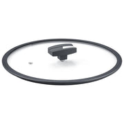 Berndes, Coperchio in Vetro Balance, 30 cm, Bordo Silicone Nero