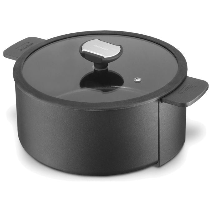 Berndes, Set Pentole B.Double, 3 Pezzi, Alluminio Pressofuso, Antiaderente, Nero, 24 cm