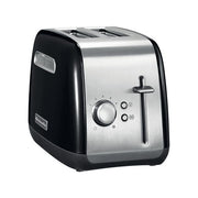 KitchenAid 5KMT2115EOB Tostapane 2 Fette 1100 W 5 Livelli Doratura Modalita' Bagel colore Nero Acciaio Inox