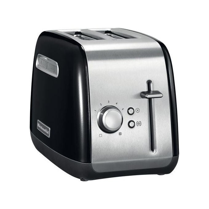 KitchenAid 5KMT2115EOB Tostapane 2 Fette 1100 W 5 Livelli Doratura Modalita' Bagel colore Nero Acciaio Inox