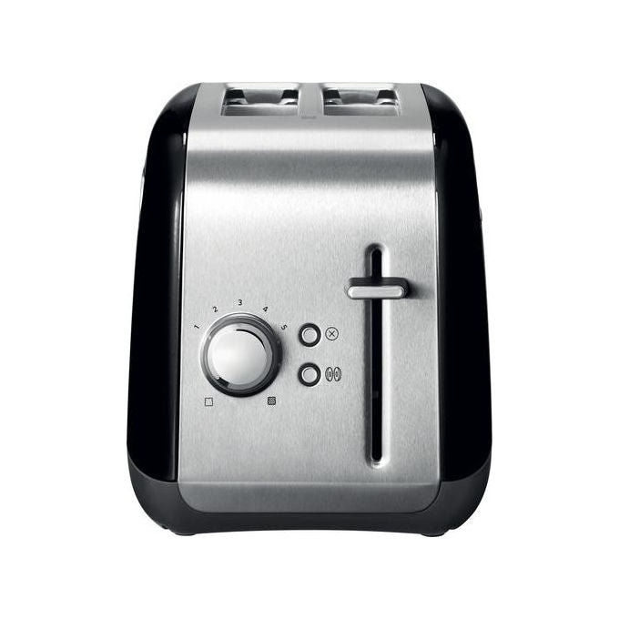 KitchenAid 5KMT2115EOB Tostapane 2 Fette 1100 W 5 Livelli Doratura Modalita' Bagel colore Nero Acciaio Inox