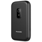 Panasonic, Telefono Cellulare a Conchiglia 4G, Display 2.8'', USB-C, Bluetooth, Fotocamera, Nero