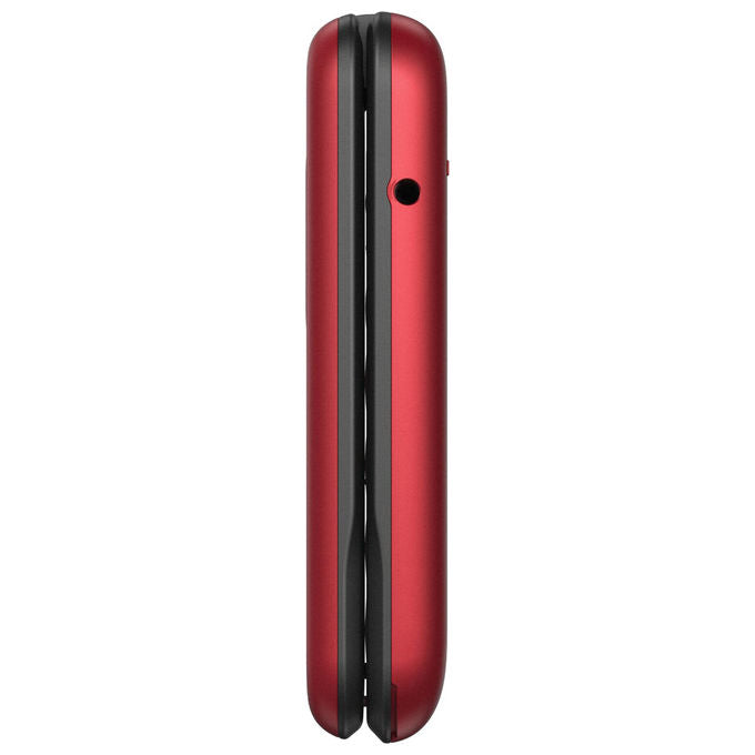Panasonic KX-TF600EXR Telefono Cellulare a Conchiglia 4G VoLTE Display 2,8'' Bluetooth USB-C IP44 colore Rosso