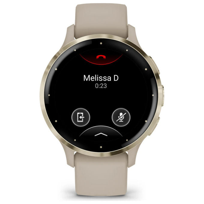 Garmin 010-02785-02 Venu 3S Smartwatch AMOLED 41 mm GPS Cardiofrequenzimetro Batteria 10 giorni colore Oro Grigio