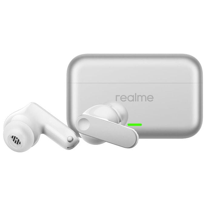 Realme RMA2502 Buds T500 Pro Auricolari TWS Bluetooth 5.4 ANC 50dB LHDC 5.0 IP55 56H Traduzione AI colore Argento
