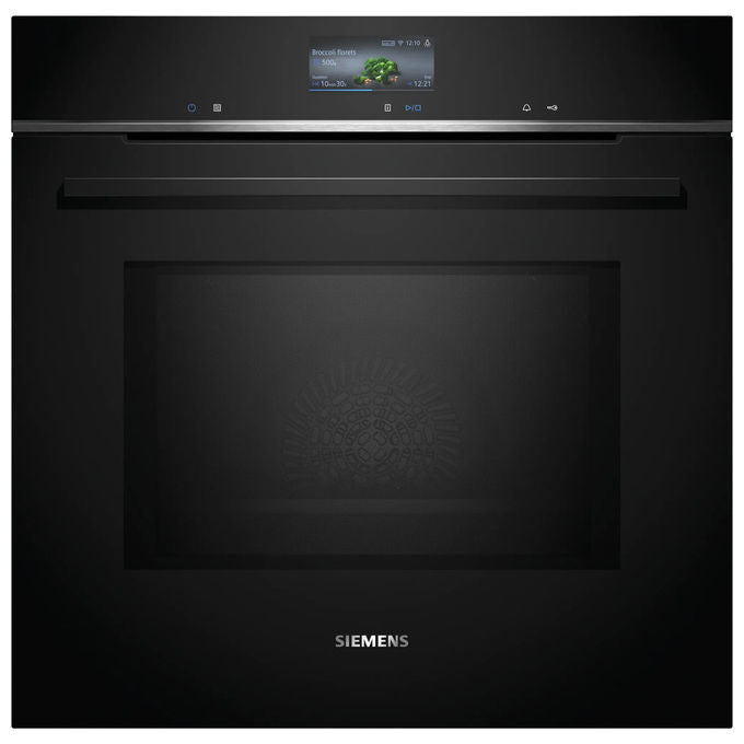 Siemens, Forno Elettrico iQ700 HM776GKB1, 67 Litri, Nero, con Microonde
