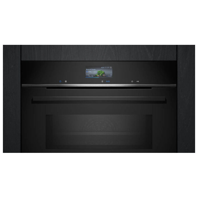Siemens, Forno Elettrico iQ700 HM776GKB1, 67 Litri, Nero, con Microonde
