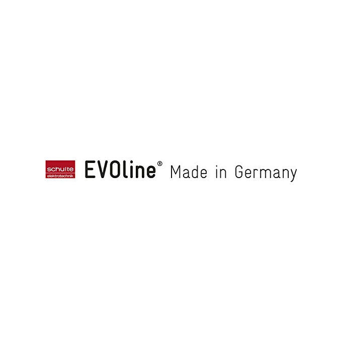 Evoline, Multipresa Flip Top Push M, 4 Prese Schuko, Nero