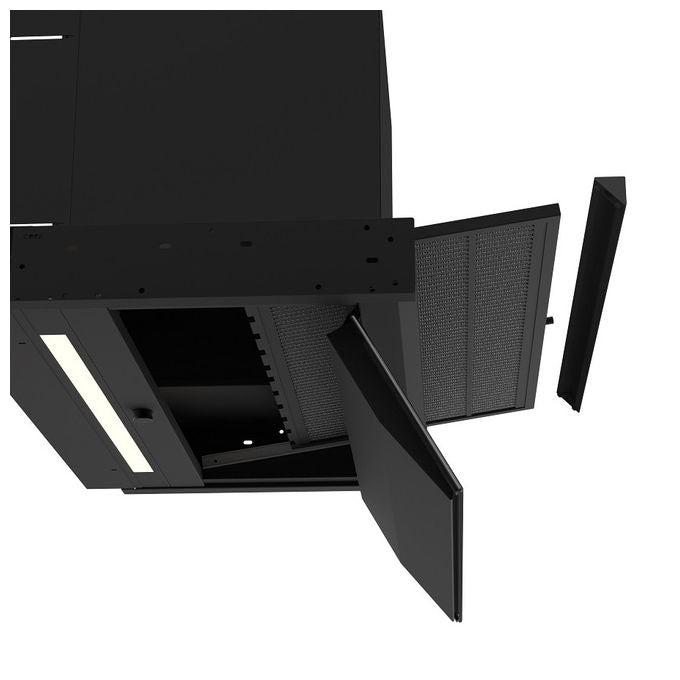 Silverline 3129.9.733.38 Inside Core Pure Cappa da Incasso 90 cm 648 m³-h Classe A 64 dB Touch Control colore Nero