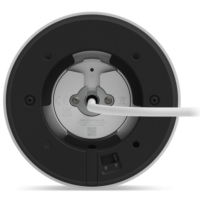 Ubiquiti G6 Turret, Telecamera di Sicurezza IP, Interno-Esterno, 8MP, PoE, Bianco