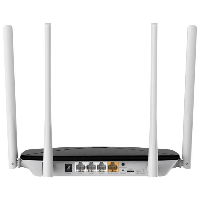 Mercusys MB135-4G, Router Wireless, Dual-Band, 4G LTE, Nero