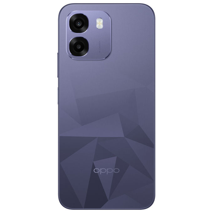 Oppo A6k, Smartphone, Doppia Fotocamera 13MP, Display 6.75'' 120Hz, 4GB RAM, 256GB, Nero