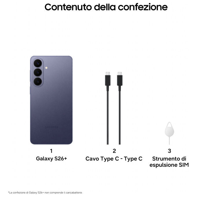 Samsung, Galaxy S26+ 5G, 512GB, 12GB RAM, Cobalt Violet