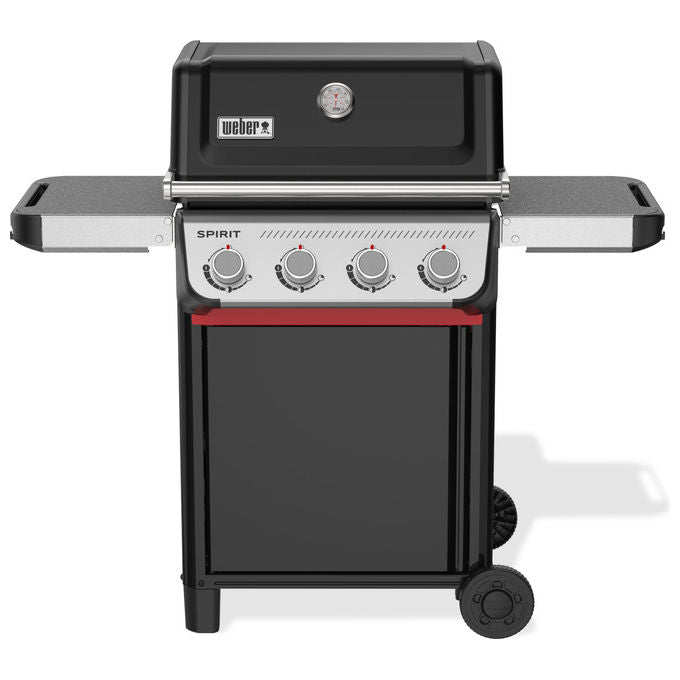 Weber, Barbecue a Gas Spirit E-415, 4 Bruciatori, Nero, Acciaio Inox