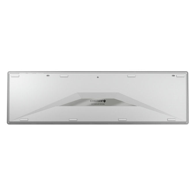 Cherry, Tastiera Wireless Slim per Mac, QWERTY Inglese, Argento, Bluetooth, USB