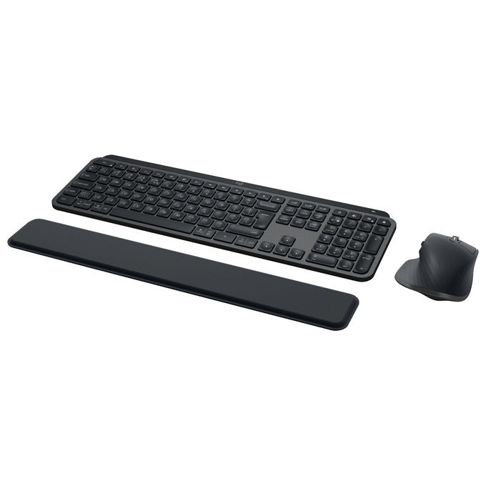 Logitech, Tastiera e Mouse, Wireless Bluetooth, QWERTY US International, Grafite