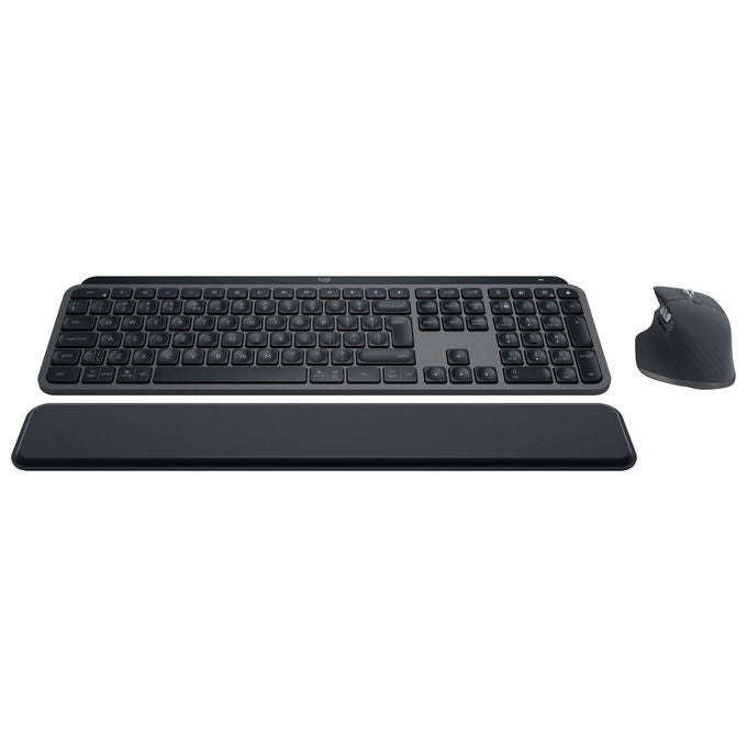 Logitech, Tastiera e Mouse, Wireless Bluetooth, QWERTY US International, Grafite