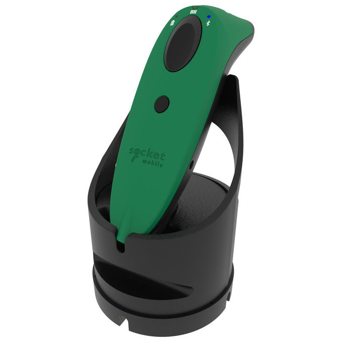Socket Mobile, Lettore Codici a Barre Portatile 1D-2D Lineare, Wireless, Bluetooth, Nero-Verde