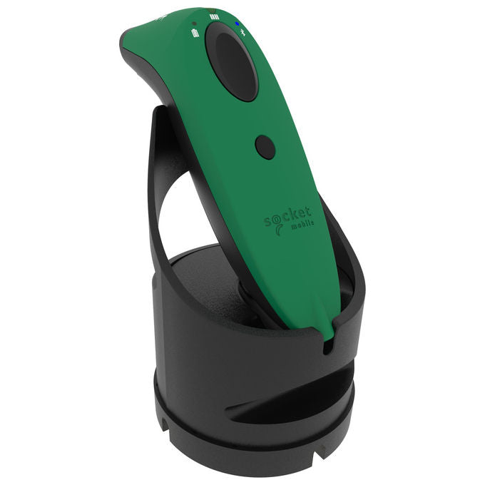 Socket Mobile, Lettore Codici a Barre Portatile 1D-2D Lineare, Wireless, Bluetooth, Nero-Verde