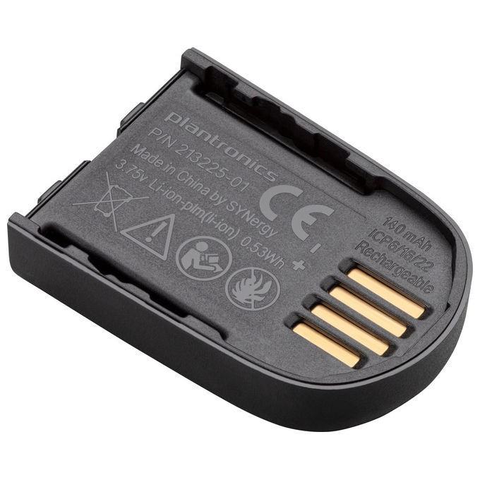 HP Poly Batteria di Ricambio, Nera, con Utensile Rimozione per Poly Savi 8210