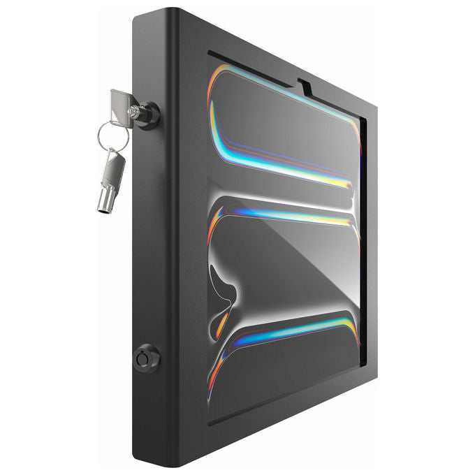 Compulocks, Custodia di Sicurezza, Montaggio a Parete, iPad Pro M4 13'', Alluminio, Nero