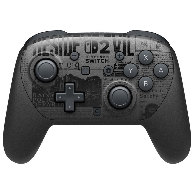 Nintendo, Controller Pro, Resident Evil Requiem Edition, Nero, Wireless per Switch 2