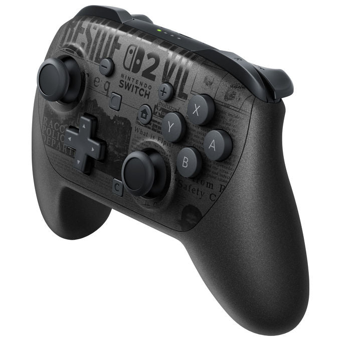 Nintendo, Controller Pro, Resident Evil Requiem Edition, Nero, Wireless per Switch 2