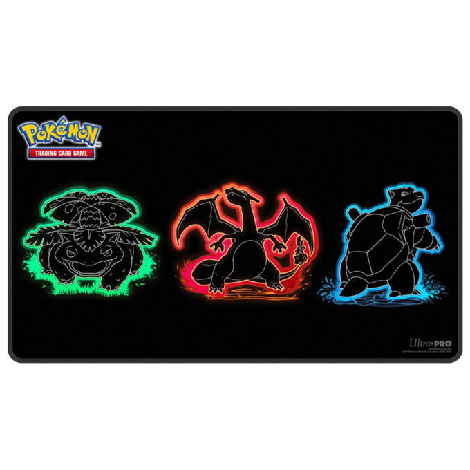 Ultra Pro, Tappetino da Gioco Pokémon Foil Neon Kanto, 61 x 34,3 cm, Antiscivolo