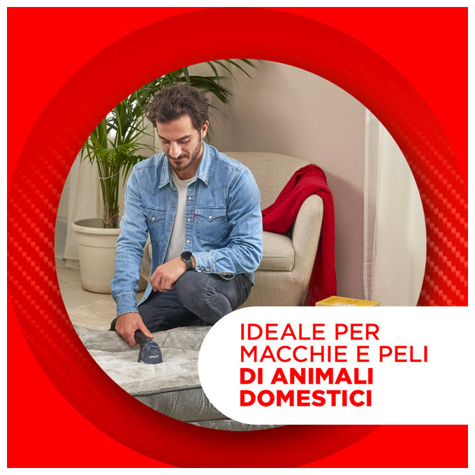 Polti PTEU0325 StainOver SC30 Lavatappeti Smacchiatore a Vapore 4 in 1 2000W 14.9 kPa 1.6L colore Bianco