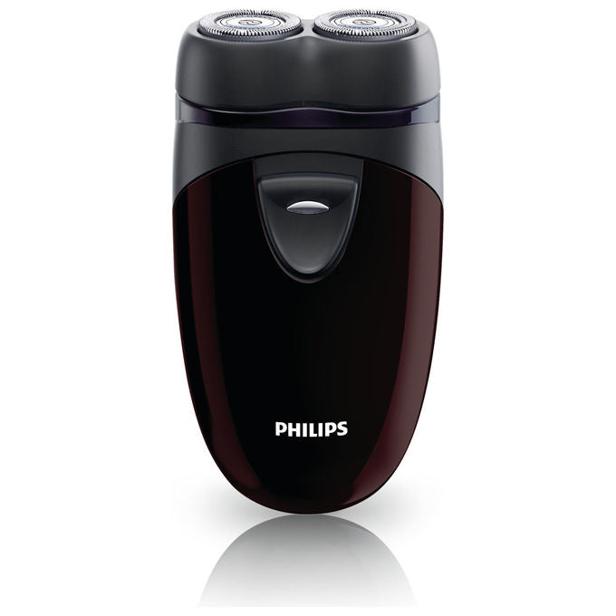Philips PQ206-18 Rasoio elettrico Rotativo CloseCut 2 testine flottanti autonomia 60 min colore Nero